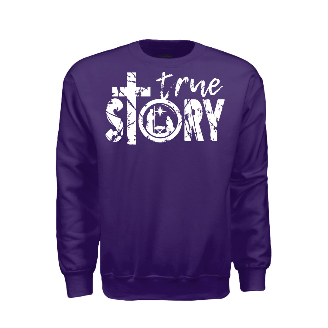 True Story Sweatshirt - Purple - Stone &amp; Sling