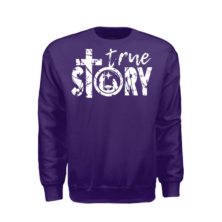 True Story Sweatshirt - Purple - Stone &amp; Sling