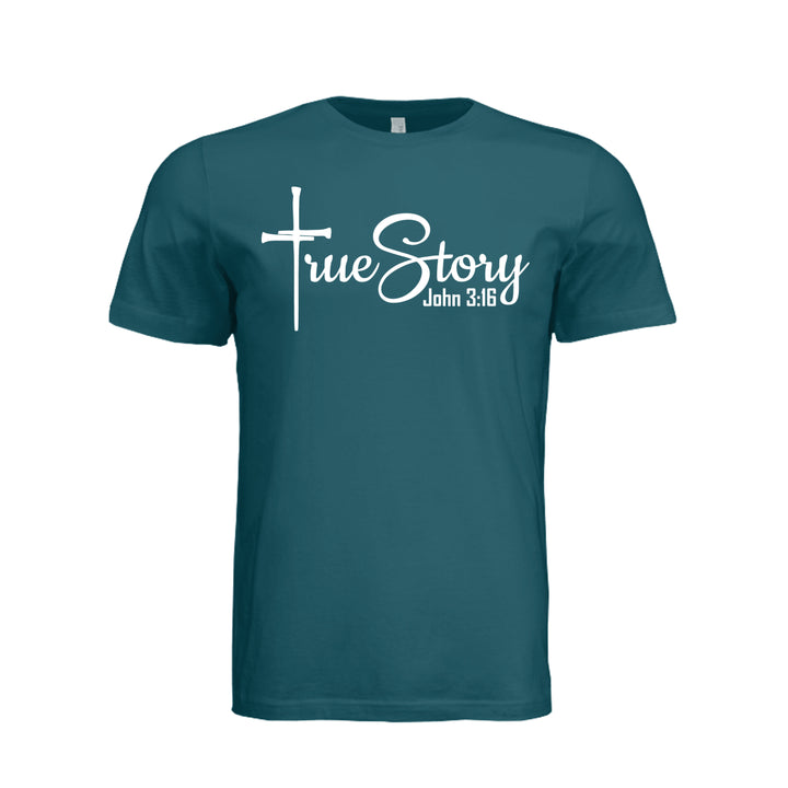 True Story Unisex Tee - Deep Teal - Stone &amp; Sling