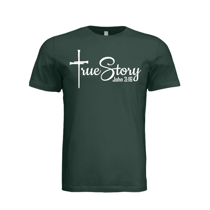 True Story Unisex Tee - Hunter Green - Stone &amp; Sling