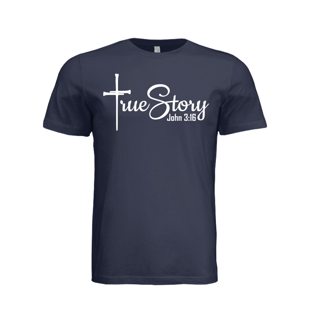 True Story Unisex Tee - Navy - Stone &amp; Sling