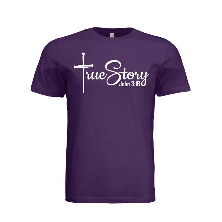 True Story Unisex Tee - Team Purple - Stone &amp; Sling