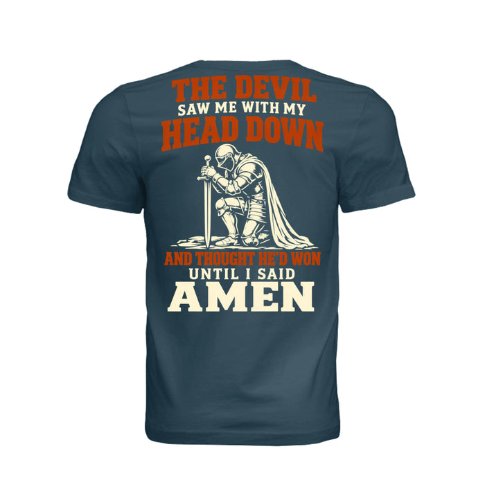 Until I Said Amen Unisex Tee - Atlantic - Stone & Sling