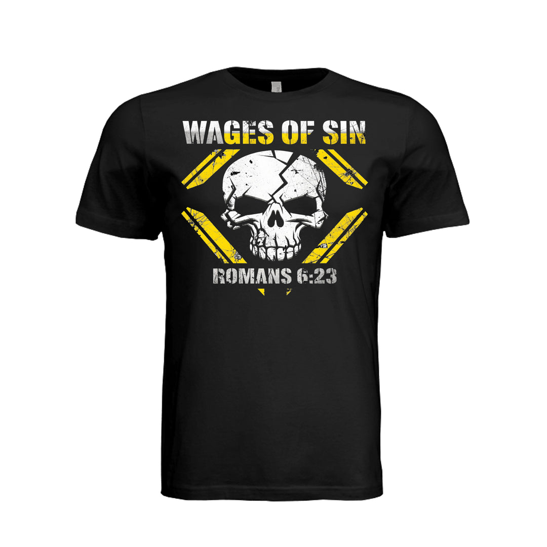 Wages of Sin Unisex Tee - Black - Stone & Sling