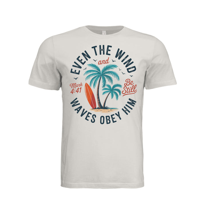Wind &amp; Waves Unisex Tee - Vintage White - Stone &amp; Sling