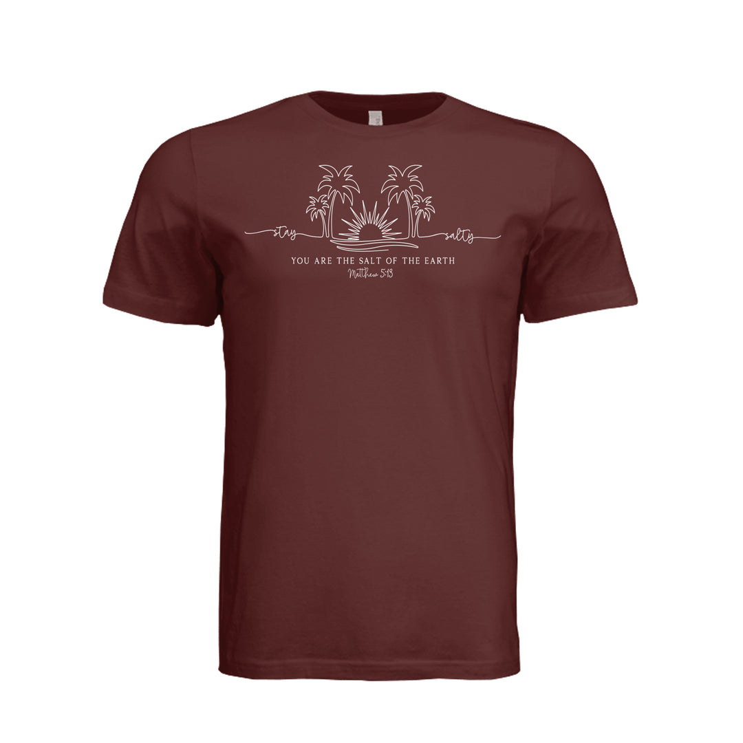You Are the Salt Unisex Tee - Maroon - Stone &amp; Sling