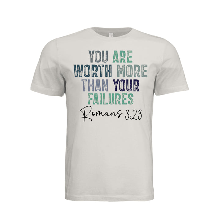 You Are Worth More Unisex Tee - Vintage White - Stone &amp; Sling